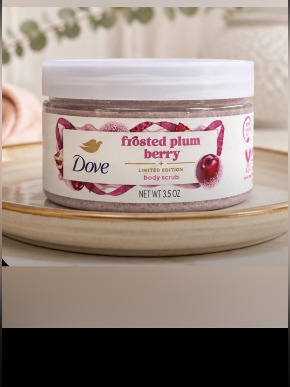 DOVE Frosted Plum Berry Limited Edition Body Scrub